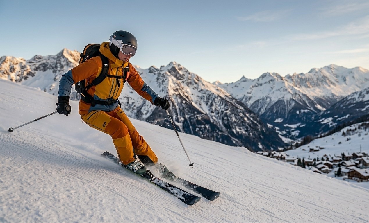 Le skieur — Chirurgie du genou en Savoie